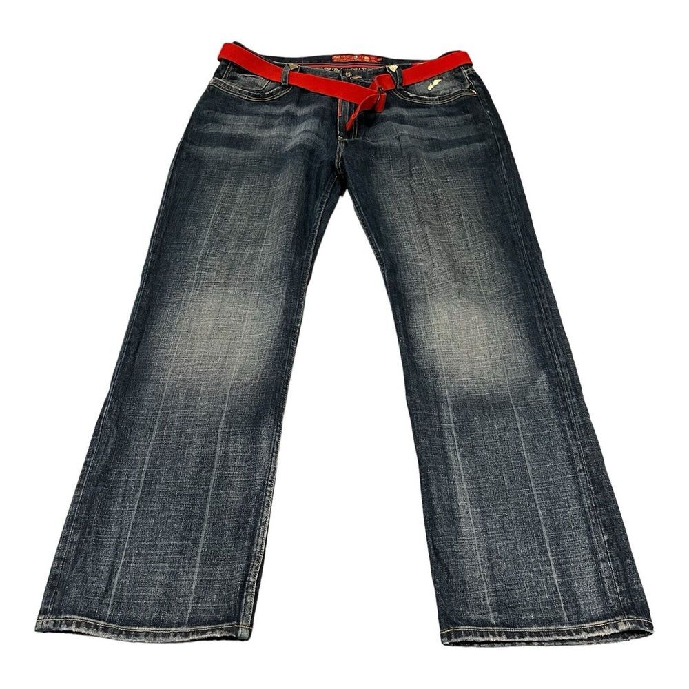 Vintage Baggy Y2K Stash House‎ Denim Jeans size 40 Distressed style RN 0100964